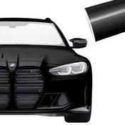 SAMPLE of Super Gloss Metallic Galaxy Black Vinyl Wrap SGM-GB50