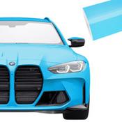 SAMPLE of Super Gloss Sky Blue Vinyl Wrap SG-SB19