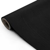 SAMPLE of PAINTED WOOD BLACK VINYL WRAP PWB320