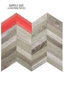 SAMPLE of Rustic Wood Chevron Peel &amp; Stick Composite Wall Tiles - - RWCT97