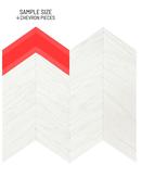 SAMPLE of Beach House Wood Chevron Peel &amp; Stick Composite Wall Tiles - BWWCT69