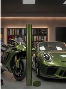 Super Gloss Metallic Mamba Green Vinyl Wrap SGM-MG67 image