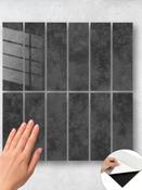 Slate Black - Peel &amp; Stick Composite Wall Tiles - (28.8 x 29.6cm) image
