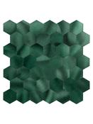 Deep Emerald Metal Hexagon - Peel &amp; Stick Composite Wall Tiles (29 x 28.8cm) image