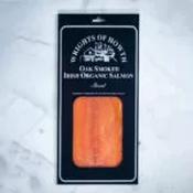 Irish Organic Oak Smoked Salmon by Wrights of Howth - 680g / 1.5lb - sliced