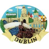 Dublin resin magnet - montage - Wrights of Howth