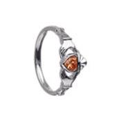 Boru Jewellery November Birthstone Claddagh Ring – Citrine - 7 image
