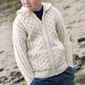 Kids Cardigan with Zip and Hood - 12-18mths image