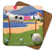 Thomas Joseph Sheep Painting Coaster - Hand Wash Only
