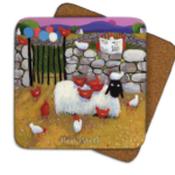 Thomas Joseph Sheep Painting Coaster - Hen Party