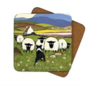 Thomas Joseph Sheep Painting Coaster - Are Ewe The Boss image