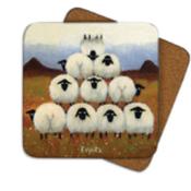 Thomas Joseph Sheep Painting Coaster - Eejits image