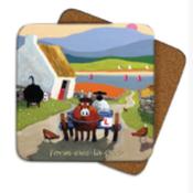 Thomas Joseph Sheep Painting Coaster - Form-ewe-la One