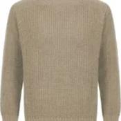 Crosshaven Ribbed Crew Neck Sweater for Men by IrelandsEye - XXL
