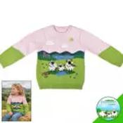 Kid's Sheep Jumper - Daydream Ireland - 1/2 yr, Pink image