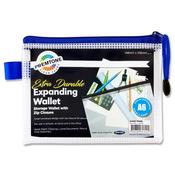 Premto A6 Extra Durable Mesh Wallet with Zip - Clear Pearl
