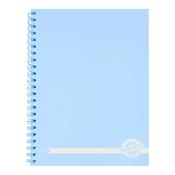 Premto Pastel A4 Wiro Notebook - 200 Pages - Cornflower Blue