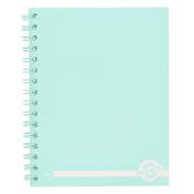 Premto Pastel A5 Wiro Notebook - 200 Pages - Mint Magic