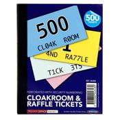 Premier Office Cloakroom &amp; Raffle Tickets - 500 Tickets