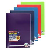 Premto Multipack | A4 Durable Cover Manuscript Book - 120 Pages - Pack of 5