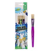 World of Colour Big Grip Brush Set - Flat - Pack of 3