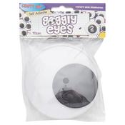 Crafty Bitz Googly Eyes 10cm - Pack of 2