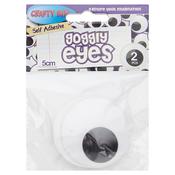Crafty Bitz Googly Eyes - 5cm - Pack of 2 image