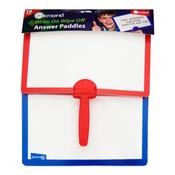 Ormond Write On Wipe Off Answer Paddles - Red &amp; Blue - Pack of 10