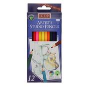 Icon Artist's Studio Superior Colour Pencils - 4mm Nib - Pack of 12 image