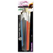 Icon Professional Paint Brushes - Bristle &amp; Pony Hair - Set of 6