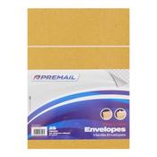 Premail C5 Peel &amp; Seal Window Envelopes - Manilla - Pack of 25