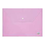 Premto Pastel A4 Button Wallet - Wild Orchid Purple