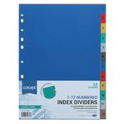 Concept A4 Numbered 1-12 Subject Dividers