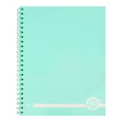 Premto Pastel A4 Wiro Notebook - 200 Pages - Mint Magic