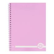 Premto Pastel A4 Wiro Notebook - 200 Pages - Wild Orchid