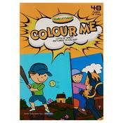World of Colour A4 Perforated Colour Me Colouring Book - 48 Pages - Holiday Adventures image