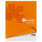 Ormond Square Ruled Junior Sum Copy Book - 20mm Squares - 40 Pages