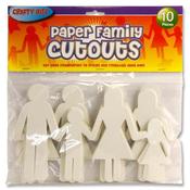 Crafty Bitz All the Family Paper Cutouts - Pack of 10