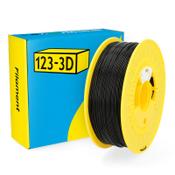123-3D black PLA filament 1.75mm, 1kg
