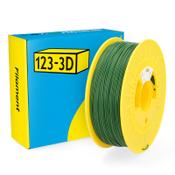123-3D green PLA filament 1.75mm, 1kg