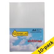 123ink A4 transparent display folder, 120 micron (10-pack x10)