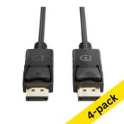 123ink DisplayPort cable 1.2, 3m | 4-pack image