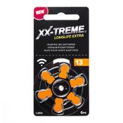 123ink XX-TREME Longlife Extra 13 / PR48 / Orange hearing aid battery | 6-pack image