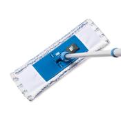 123ink floor mop with adjustable handle and microfibre cloth image