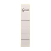 123ink grey self-adhesive spine labels, 39mm x 191mm (10-pack)