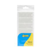 123ink self-adhesive label holder, 75mm x 25mm (12-pack)