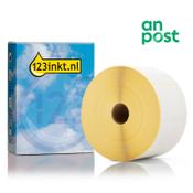 123ink version replaces Brother BCS-1J150102-203 pre-punched An Post labels,102mm x 150mm