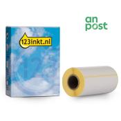 123ink version replaces Brother BDE-1J152102-058 pre-punched An Post labels, 102mm x 152mm