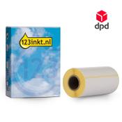 123ink version replaces Brother BDE-1J152102-058 pre-punched DPD labels, 102mm x 152mm image