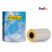 123ink version replaces Brother BDE-1J152102-058 pre-punched FedEx labels, 102mm x 152mm